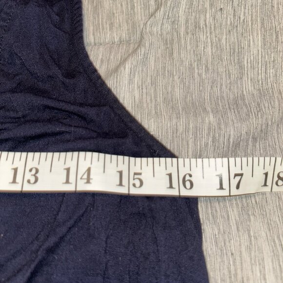 Crown & Ivy Navy Blue Pink Elephant White Polka Dot Sleeveless Blouse Medium - Picture 7 of 7